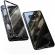 Husa samsung galaxy note 8 magnetica 360 grade black, perfect fit cu spate de sticla securizata premium +