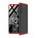 Husa samsung galaxy s20 ultra, fullbody 360� 3in1 negru-rosu