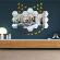 Oglinda decorativa acrilica design hexagon silver xxl size 1 bucata