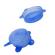 Set 6 capace albastre si flexibile din silicon pentru vase/recipiente, castron, bol, pahar, borcan, inlocuitor