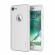 Husa apple iphone 8, fullbody  silver, acoperire completa 360 grade cu folie de sticla gratis