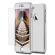 Husa apple iphone 8, fullbody  silver, acoperire completa 360 grade cu folie de sticla gratis