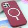 Husa compatibila cu apple iphone 13 pro max perfect fit silicon tpu slim antisoc red - cu incarcare wireless