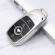 Husa de protectie premium pentru cheie auto mercedes benz,  cover key, silver