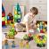 Set de constructie magnetic tiles 3d, jucarii educationale, elemente magnetice, variante de asamblare,60 piese