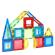Set de constructie magnetic tiles3d, jucarii educationale, elemente magnetice, variante de asamblare,103 piese