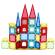 Set de constructie magnetic tiles3d, jucarii educationale, elemente magnetice, variante de asamblare,103 piese