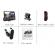 Camera de bord auto dvr full hd cu 3 obiective fata, spate, interior