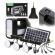 Kit solar gd-lite 8017 dotat cu dispozitive usb cu 3 becuri led si acumulator