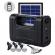 Kit solar gd-lite 8017 dotat cu dispozitive usb cu 3 becuri led si acumulator