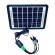 Panou solar fotovoltaic portabil cu functie incarcare telefoane, cl-660, cclamp, 6w, 6v, port usb, negru