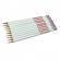Creion grafit cu radiera, mina HB, 250 bucati, The New RA
