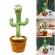 Jucarie cactus dansator, incarcare usb, verde