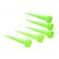 Set 5 picuratoare plante, plastic, verde