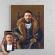 Portret personalizat pictura Duce printat panza canvas 50x40cm
