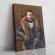 Portret personalizat pictura Duce printat panza canvas 50x40cm