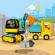 Lego duplo camion si excavator pe senile 10931