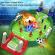Joc stadion fotbal de masa, plastic, interactiv, pentru 2 jucatori, multicolor