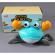 Jucarie interactiva crab, senzori miscare, cu sunte si lumini, 23 cm