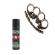 Spray nato 60 ml, cadou rozeta, craniu, 1 cm, gri metalizat