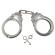 Catuse cu lant ideallstore®, tight lock, otel inoxidabil, 26.5 cm, husa inclusa