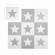 Covoras de joaca 180 x 180 cm ricokids 7502 - gri cu stele