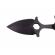 Cutit tactic de vanatoare ideallstore®, spear trap, 8 cm, negru, teaca cu prindere curea