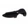 Cutit tactic de vanatoare ideallstore®, spear trap, 8 cm, negru, teaca cu prindere curea