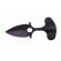 Cutit tactic de vanatoare ideallstore®, spear trap, 8 cm, negru, teaca cu prindere curea