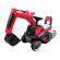 Excavator electric cu muzica si lumini led c3 r-sport - rosu
