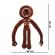 Jucarie de plus ideallstore® roblox doors, figure, 36 cm, maro