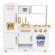 Bucatarie mare din lemn pentru copii cu accesorii ecotoys
