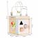 Cub educational din lemn pentru copii ecotoys