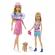Set papusi barbie si stacie cu catelusi
