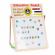 Tabla educationala din lemn cu doua fete si accesorii ecotoys