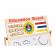 Tabla educationala din lemn cu doua fete si accesorii ecotoys