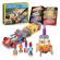 Puzzle 3d lansator de rachete si masinuta de curse 88 piese cubicfun