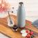 Sticla de baut termoizolanta din otel inoxidabil vidat colour, 500 ml, gri, reer