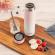 Termos din otel inoxidabil vidat colourdesign, 450 ml, roz, reer