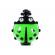 Trotineta malplay buburuza tip scooter cu 3 roti verde