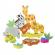 Joc animale din jungla de stivuit orange tree toys