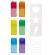 Papusa cu ochi caprui rainbow high watercolor and create