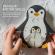 Puzzle pinguin din lemn cu saculet depozitare orange tree toys 4 piese