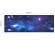 Pad pentru mouse si tastatura antiderapant 88 x 30 cm galaxy