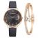 Set cadou cu ceas de dama fulaida negru xr4379 si bratara eleganta