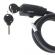 Antifurt bicicleta, dispozitiv de blocare biciclete, spiralat, cu cheie, lungime 150cm, culoare neagra