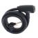 Antifurt bicicleta, dispozitiv de blocare biciclete, spiralat, cu cheie, lungime 150cm, culoare neagra