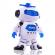Jucarie interactiva malplay robot care danseaza cu muzica si lumini 21 cm