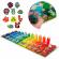 Puzzle malplay din lemn cu forme de numere