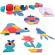 Puzzle creativ malplay, din lemn, 180 piese
